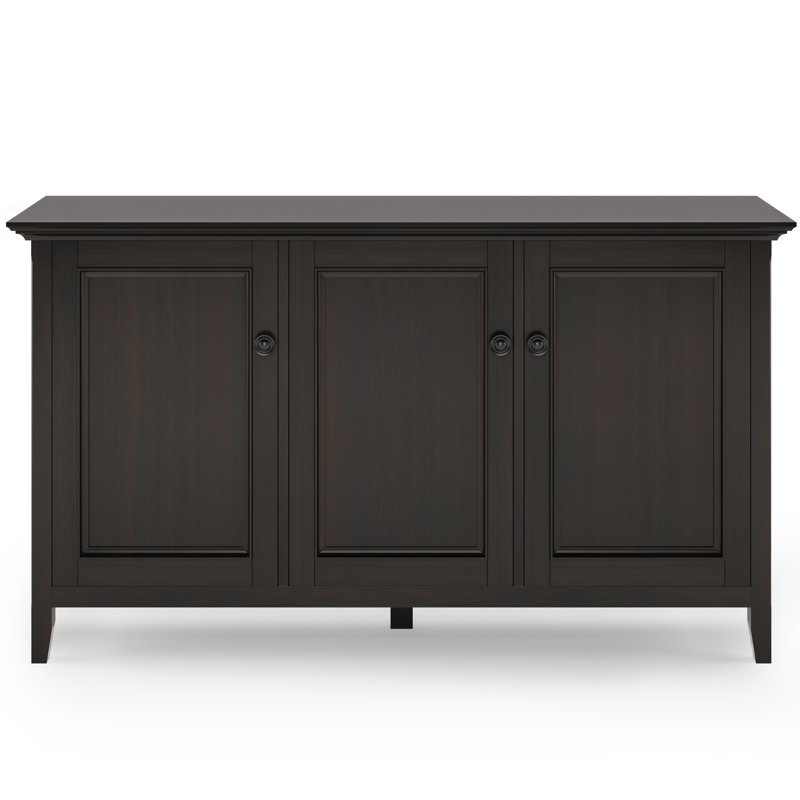 Amherst Traditional Hickory Brown Solid Wood 3-Door Storage Cabinet