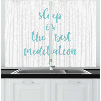 Ruffled Kitchen Curtain
