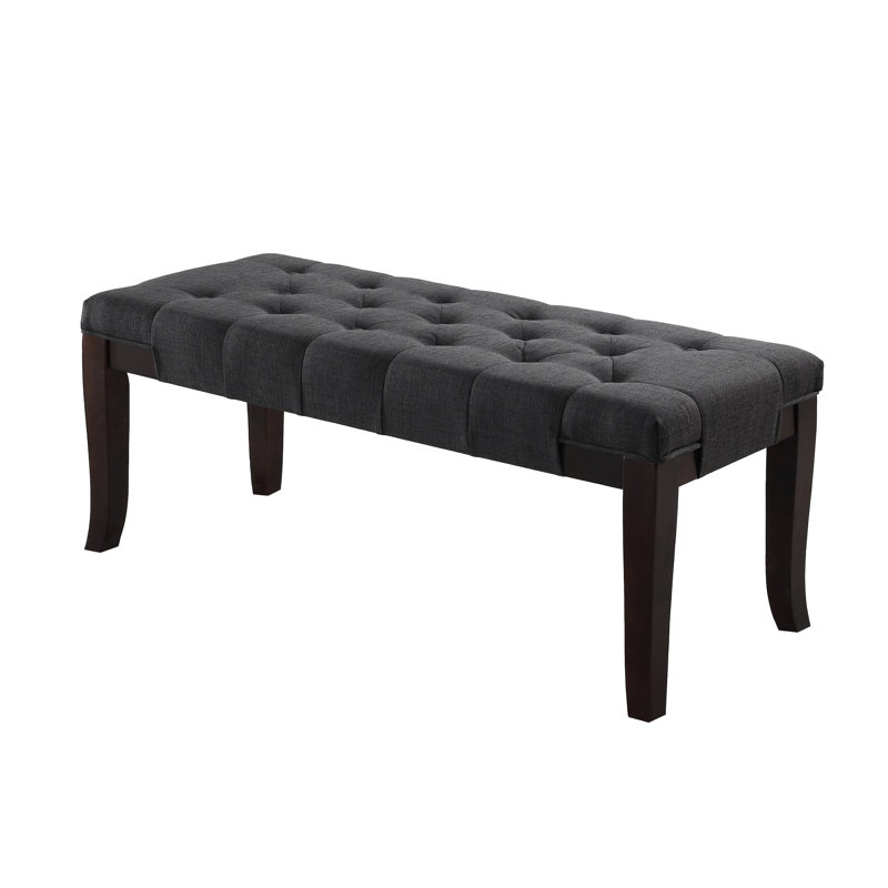 Banc de salle à manger en tissu, Dark Grey