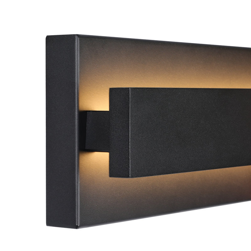 Jayeda LED Wall Light with Back Plate, 31.5'' H x 5.5'' W x 3'' D