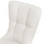 Chaise rembourrée moderne avec structure en métal-456032064