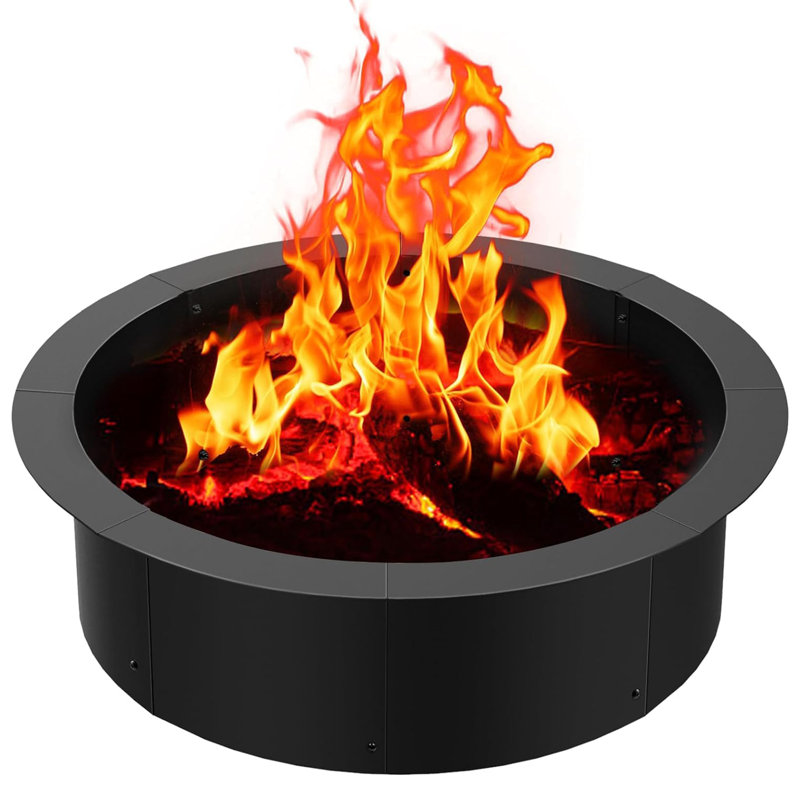 48 inch Inner Fire Pit Ring, 9" H x 52" W x 52" D