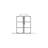 Goodyo 34" Shower Screen Door Walk-in Wet-room, Black, 3-panel Style