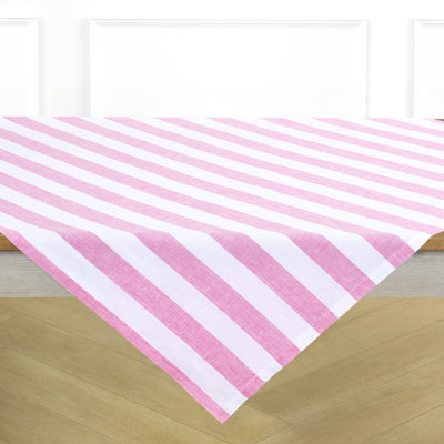 Cabana Stripe - 100% Pure Linen Table Throw