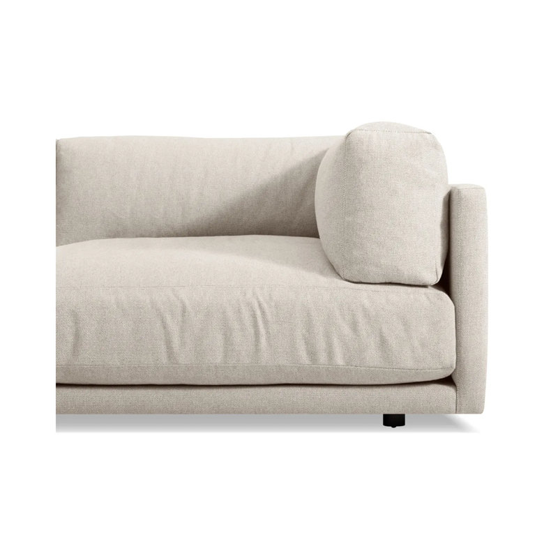 Sunday Sofa, Sanford Natural Linen, 30" H x 82" W x 40" D