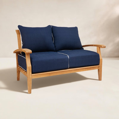 Summerton 54" Teak Patio Loveseat