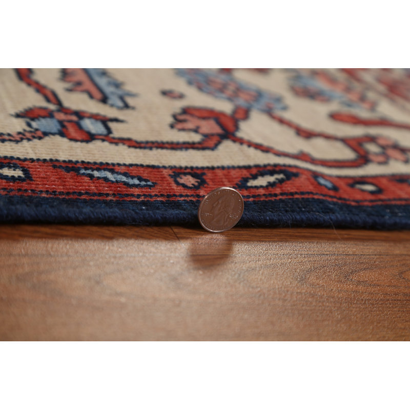 Tapis oriental Heriz Serapi noué à la main 9 x 12