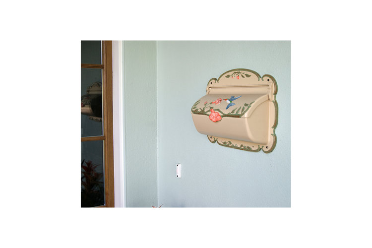 Hummingbird Wall Mounted Mailbox