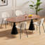 Ensemble de 4 chaises de salle à manger de style Mid-Century moderne-114222568