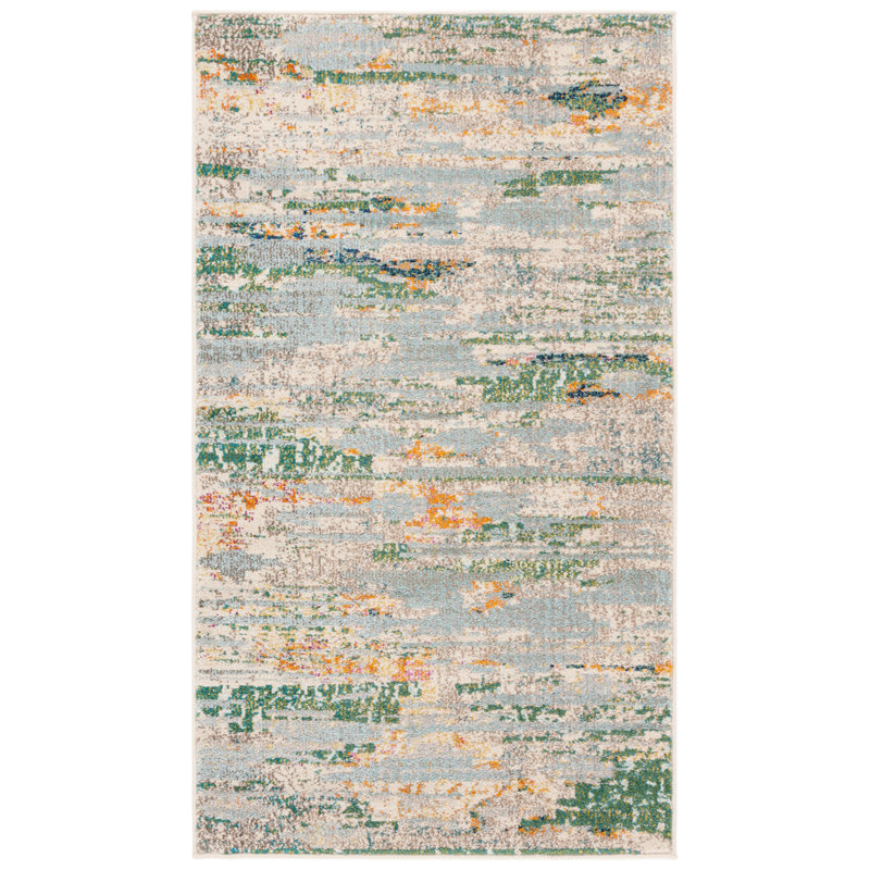 Madison Performance Abstract Rug, Rectangle 3' x 5'