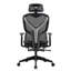 Chaise de bureau en coton Marabel