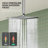12 In Rainfall Shower System - Ceiling Mount, Rain Shower Heads With Handheld Spray, Thermostatic Shower Faucet Set Complete Shower Trim Kit With Rough-in Valve-103249215