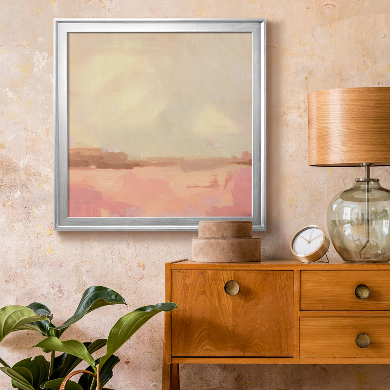 «Salt Lake Sunrise I», reproduction encadrée de qualité supérieure - prête à être accrochée, H 26,5 po x l 26,5 po x P 1,5 po