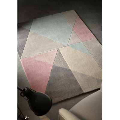 Auvillar Geometric Hand Woven Area Rug