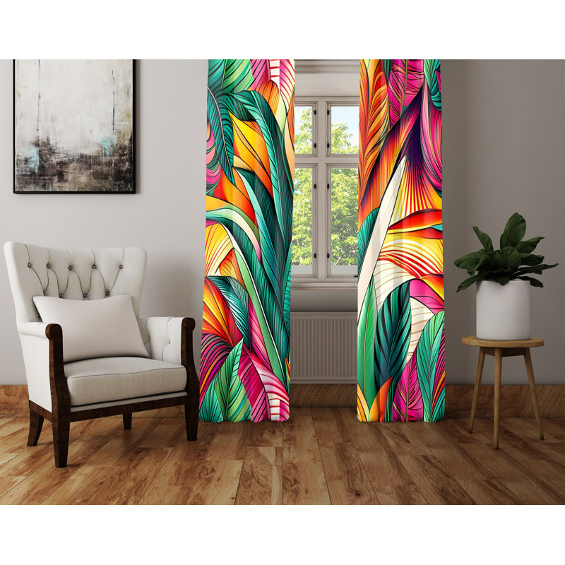 Rideau en polyester Danisa, L 20 po x L 61 po