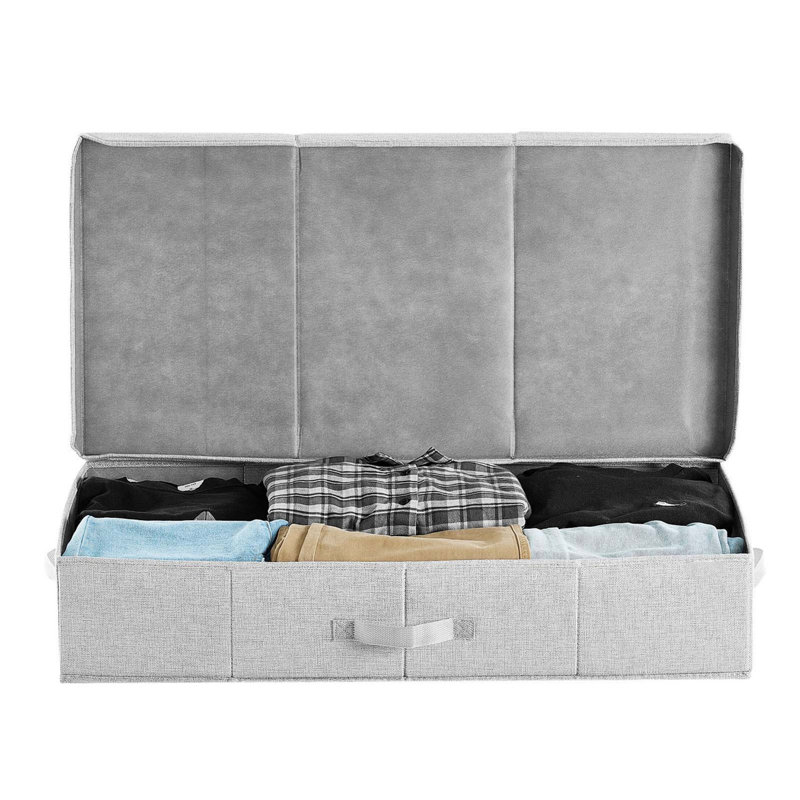 Boîte de rangement sous le lit 48L