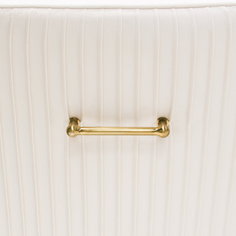 Chaise parsons Dunwich Niobrara, Crème, crème