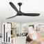 Solid Wood Ceiling Fan With Remote,3 Blade Reversible Dc Motor, Quiet Cooling For Living Room Or Bedroom-1278184423-1278339476
