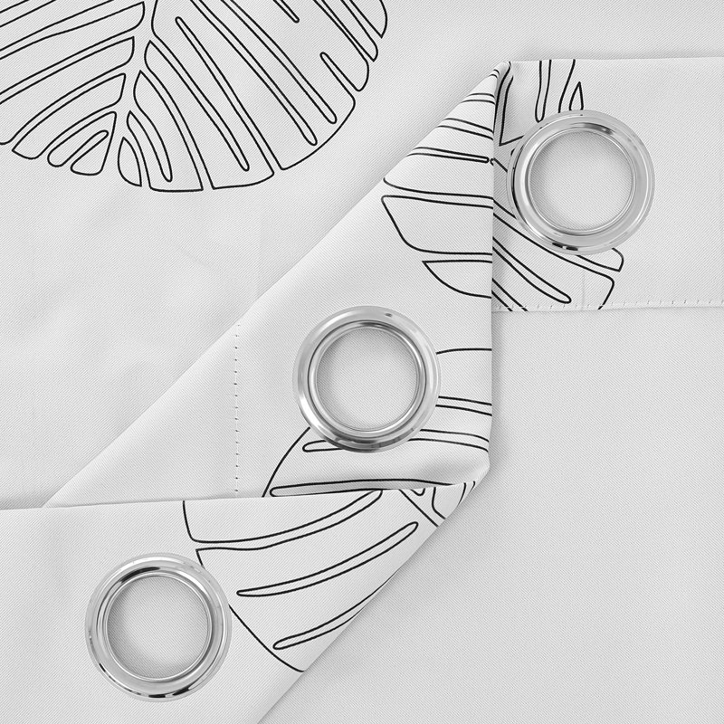 Abishan Pair, Width 117 x Drop 183 cm, Greyish White