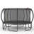 14FT Trampoline Pumpkin Outdoor Trampoline Round Trampoline With Enclosure Net