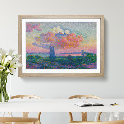 The Rose Cloud by Henri-Edmond Cross - Framed Print