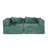 Compression Sofa,Convertible Floor Sofa Bed With Fixed-Shape Frame, Loveseats Boneless Modular Sectional Sofa,No Assembly Required,Chenille Fabric,For Living Room Bedroom-1960017681
