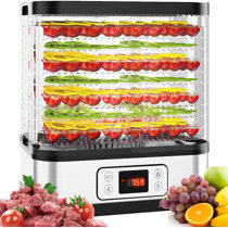 Commercial Chef Food Dehydrator, Dehydrator for Food and Jerky, 280W Meat  Dehydrator Machine for Dehydrated Foods with 5 Drying Racks and Slide Out