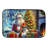 Boxer and Santa Claus Dish Drying Mat