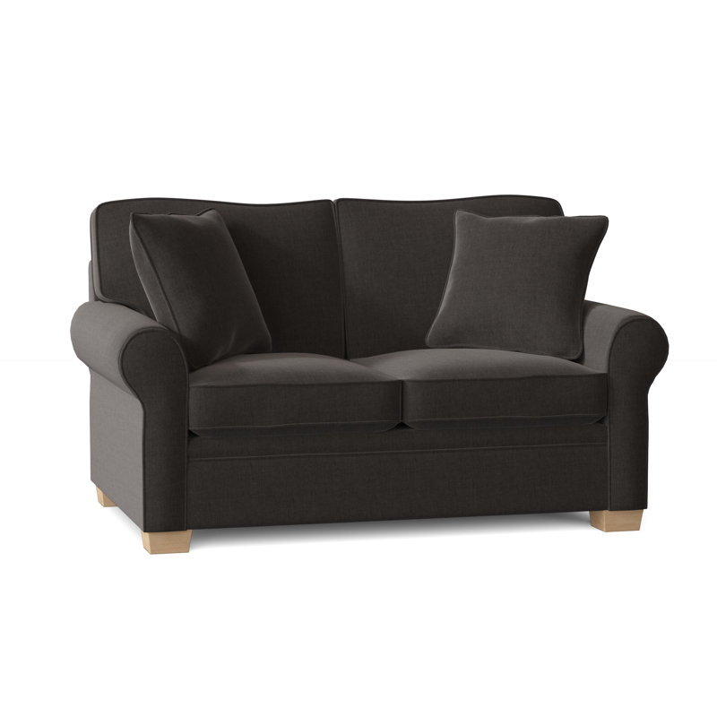 Drake Upholstered 61'' Reclining Sofa, Unfinished, Entice Graphite