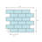 Forever 2" x  4" Glass Mosaic Tile