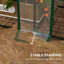Serre Lean-To, serre portable à 3 niveaux, 2 portes à fermeture à glissière, 56,3 po x 18,1 po x 59,4 po, transparent-124833671