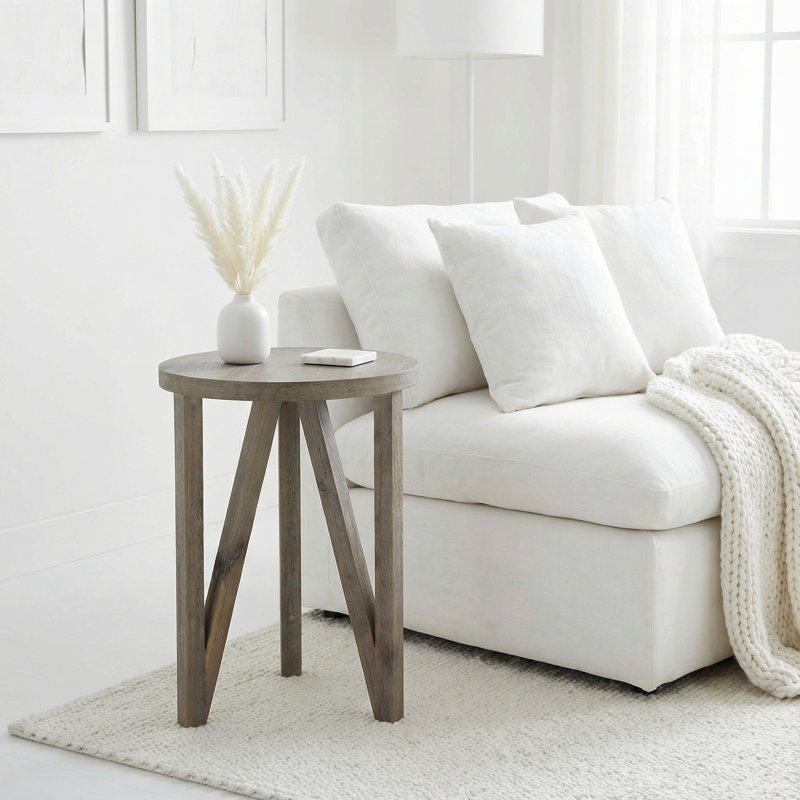 Quirke Solid Wood End Table
