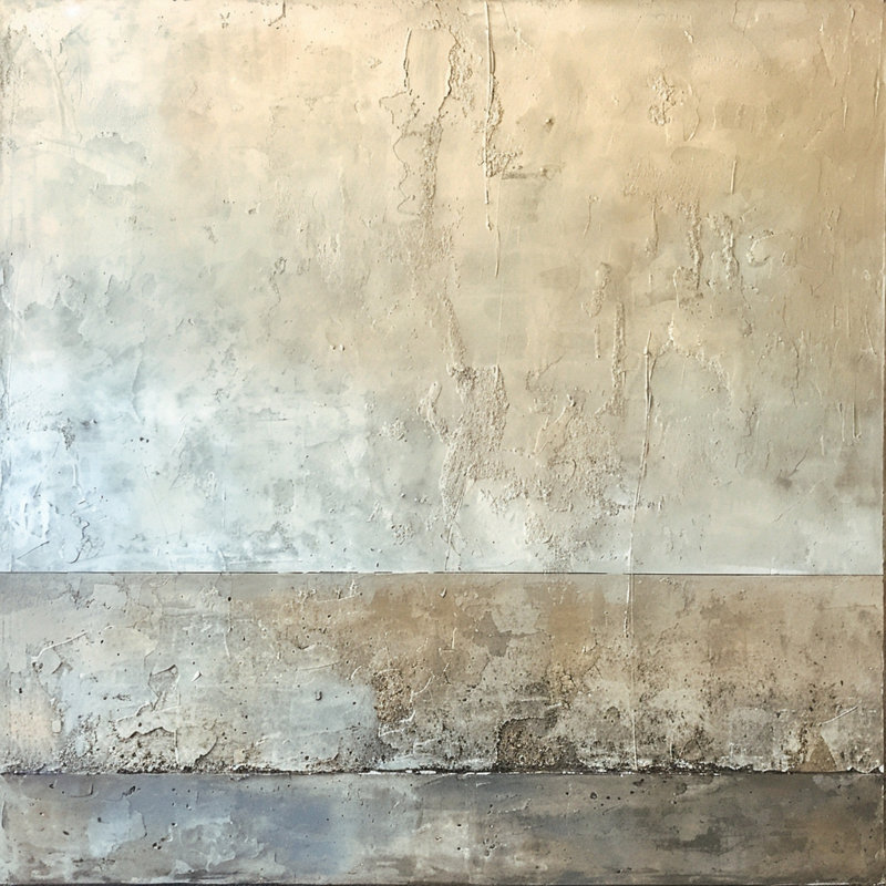Art mural sur toile Faded Shore, L 12 po x H 12 po x P 1 po