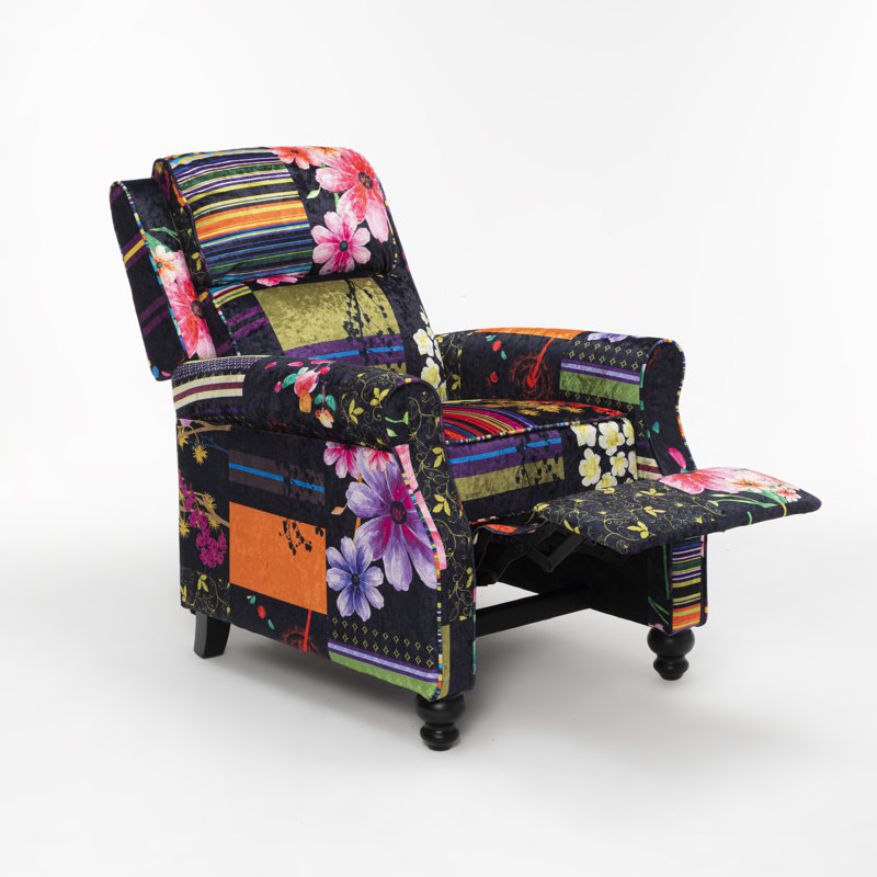 Rowena Manual Recliner, Black