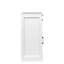 White Wine Cabinet With Drawer And Shelf - Stylish Storage Modular For Dining, Large Space, Accessories, Display Books & Decor