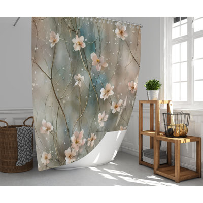 Gustawa Floral Shower Curtain