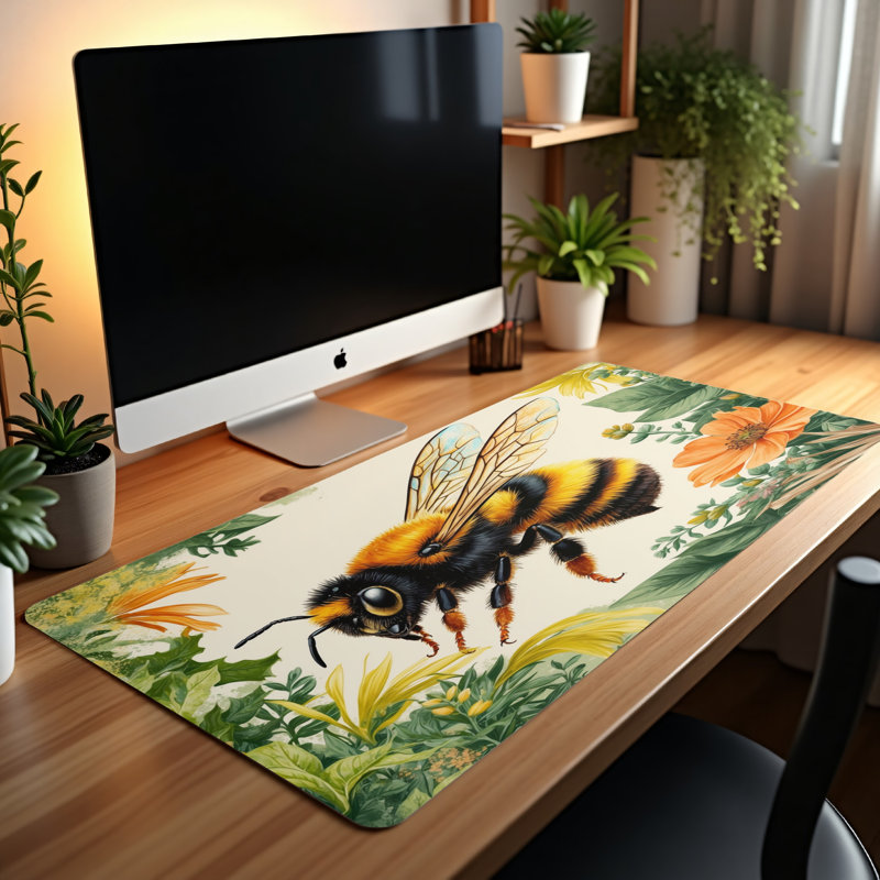 Polyester Desk Pad, 14.4x12.1