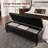 Madalie Faux Leather Upholstered Storage Bench-873521058