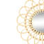 Daisy Rattan Flat Wall Mirror