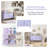 Wide TV Stand Metal Lockable Storage Cabinet with 2 Doors & 2-Tier Adjustable Shelves, Multifunctional Entertainment Center for Living Room & Bedroom-2046951313
