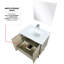30 po L, meuble-lavabo rustique, comptoir en quartz, robinet, 28 miroirs suspendus au mur, meuble-lavabo pour salle de bain, robinet, multifonction-799111482