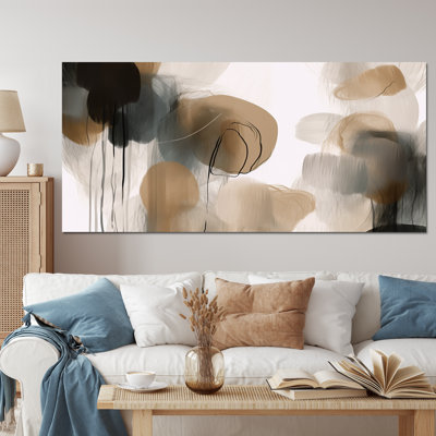Painting Of Abstract Shapes II - Abstract Painting Wall Art