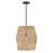 Black with Camel Rattan shade selected