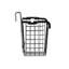 Blackened Iron Over-the-Door Organizer Basket