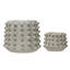 Stoneware Sculptural Planter with Raised Dots