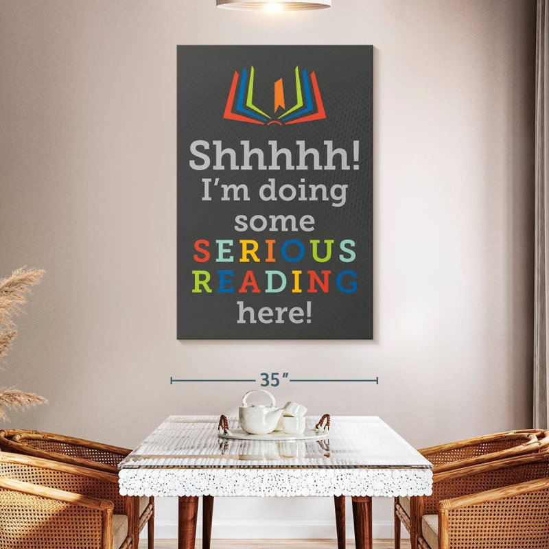 Senne Serious Reading V, 51" H x 34" W