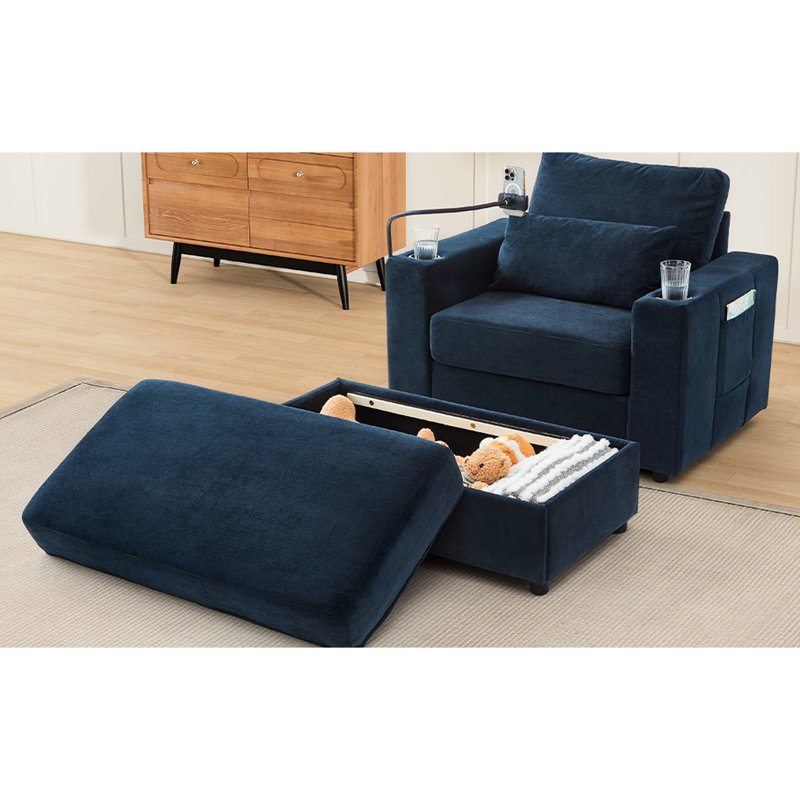 Fauteuil Blue, Bleu