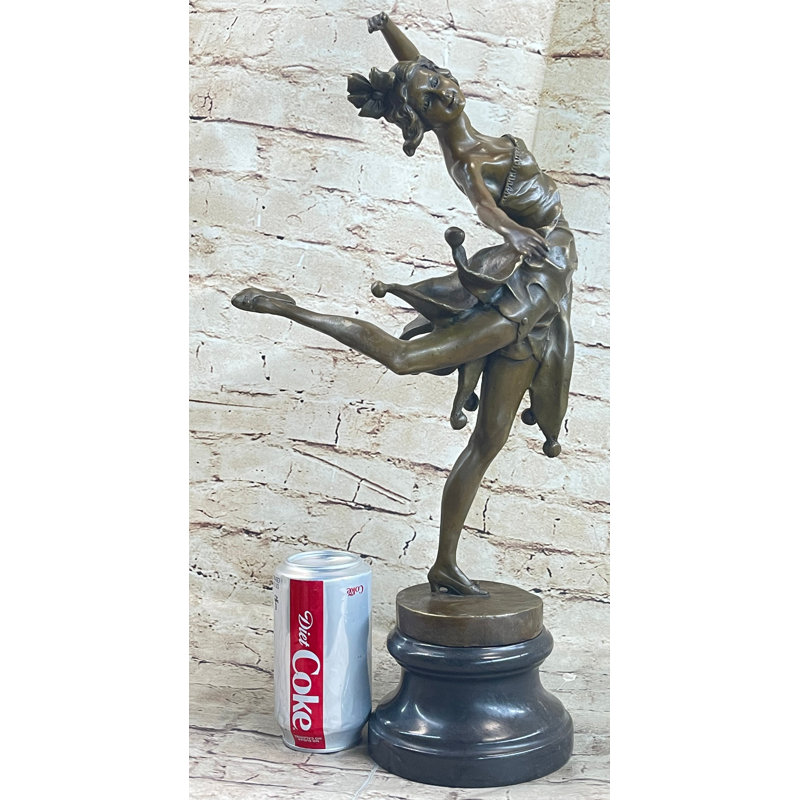 Figurine chef de sculpture en bronze fabriquée à la main par Zach