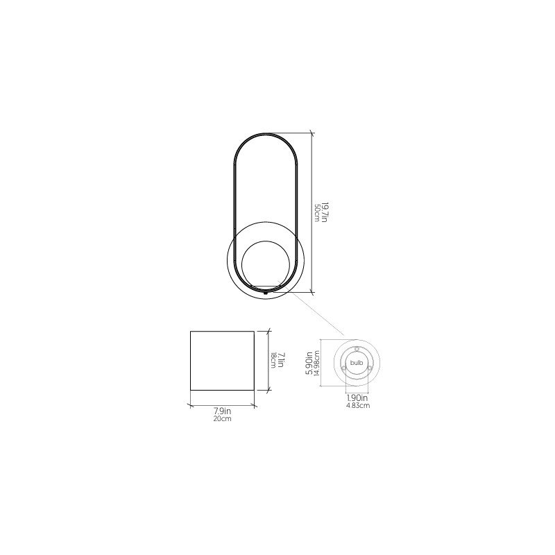 Sfera 1 - Light Armed Sconce, Organic Cappuccino