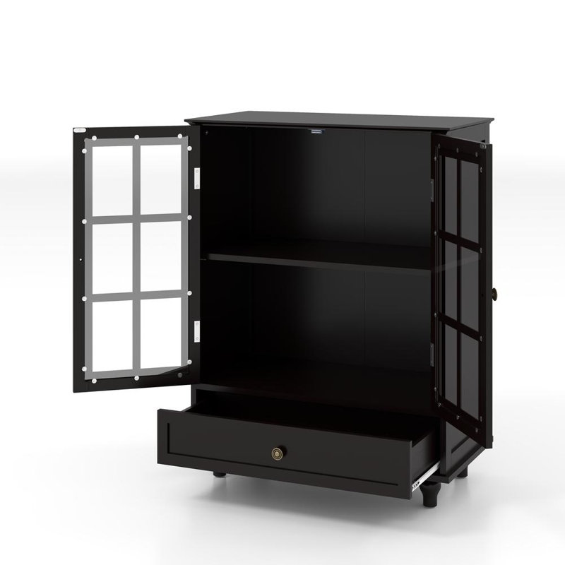 Buffet 28 po, Noir